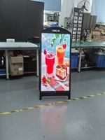 Afficheur LED portable haute luminosité P2.5 pour extérieur, étanche, couleur pleine, avec animation, alimenté par batterie, signalisation numérique en forme de A