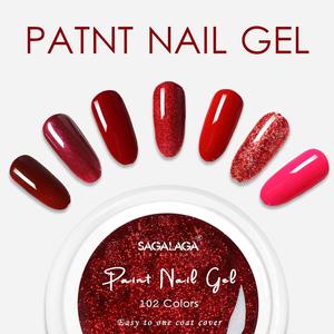 SAGALAGA venta al por mayor 3D Nail Art pintura Gel profesional diseño personalizado sólido tallado Nail Art polaco LED Uv Gel pintura producto 5g - Product Image 2