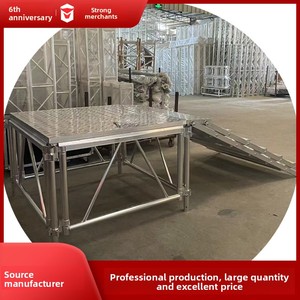 Nhà sản xuất của gấp nâng hoạt động Hợp kim nhôm bảng Sân Khấu Cầu Thang di động cải tạo thang khung giàn hiển thị - Product Image 4