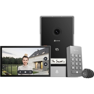 Ezviz TP7 campanello Video intelligente a 2 fili da 7 pollici Touch Screen e tastiera per fotocamera esterna a colori - Product Image 1