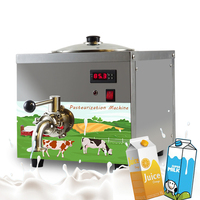 Machine de pasteurisation en acier inoxydable, mini pompe portable haute efficacité pour lait, crème glacée, yaourt, produits laitiers, usage domestique, liquides et œufs