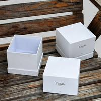 Boîte à bougies rigide de luxe haut de gamme, couleur personnalisée, logo, vente en gros, boîte cadeau avec insert
