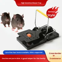 Piège à souris en plastique sensible avec outil de contrôle intelligent des rongeurs pour l'automne à usage domestique