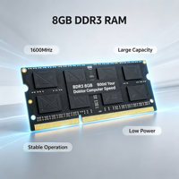 Mémoire vive DDR3 8 Go, module de mémoire interne haute vitesse pour ordinateur de bureau, mémoire interne pour ordinateur portable, RAM DDR3