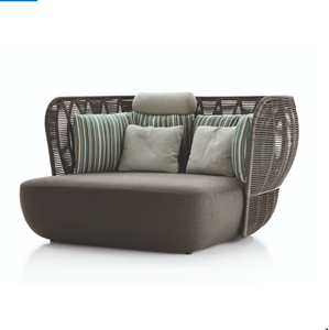 Woven Rope <strong>Outdoor</strong> Furniture Garden Aluminum <strong>Corner</strong> Sofa - Product Image 1
