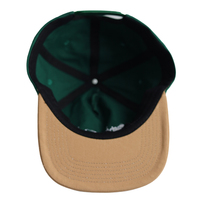 Nuevo tipo Low Moq Mujeres Unstructure Cotton Sports 5 Panel Green Color Cotton Dad Snapback Baseball Dad Hat