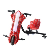 Trottinette électrique pour enfants robuste avec une capacité de charge de 75 kg, roues arrière en PU durables avec lumières