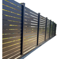 Clôture moderne en aluminium Sécurité extérieure Intimité Décorative Durable Antirouille Résistant aux intempéries Assemblage rapide Obtenez le vôtre