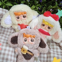 Mitu Tu Hula La Première Génération Poupée en Peluche Mignonne Tendance Breloque de Sac de Jeu Poupée de Dessin Animé pour Bébé de Trois Ans Boîte Mystère Échelle 1/12