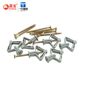 उच्च गुणवत्ता नायलॉन प्लास्टिक विमान विस्तार बोल्ट तितली प्लग खोखले गुहा लंगर पेंच M8 - Product Image 5