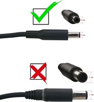 Adaptateur DC Chargeur Sortie 9V-32V 19.5V 4.62A 7.4*5.0mm 90W Convertisseur d'alimentation pour Dell Inspiron 15 7000 (7500) 2-en-1 (CML)