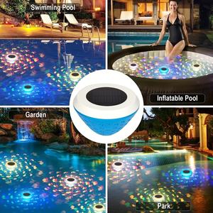 Luces LED Automáticas a Todo Color para Fuentes de Agua Caliente, Luces Solares Flotantes a Prueba de Agua para Piscinas - Product Image 3