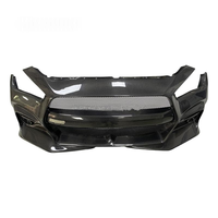 Pour Infiniti Q50/Q50S/Q50L : Pare-chocs avant en fibre de carbone pleine, style LB V2, haute qualité, installation facile, nouvelle version