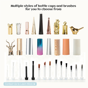 Unuqie Hiệu ứng 10ml 12ml pastel Gradient màu rỗng sơn móng tay chai với bàn chải phong cách sang trọng Gel đánh bóng chai thủy tinh Nhà cung cấp - Product Image 6