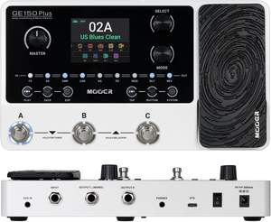 Pedal multiefectos compacto para guitarra MOOER GE150 Plus, <span class=keywords><strong>editor</strong></span> de software, 198 preajustes, 55 preamplificadores, 20 ranuras para amplificadores, 20 ranuras para IR de 3.ª parte, 80s - Product Image 2