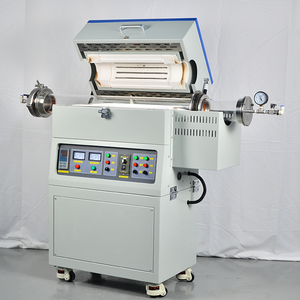 1200 ° <span class=keywords><strong>Four</strong></span> tubulaire incliné rotatif à zone unique avec tube rotatif C, longueur de chauffage de 205 mm ou 350 mm - Product Image 4