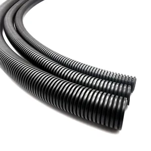 wholesale factory Black corrugated plastic cable hose AD16.8mm electrical wire loom