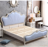 Ensembles de chambre à coucher modernes en bois massif, taille King, 8 portes, avec design écologique, meubles royaux