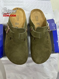 Scarpe da Uomo all'Ingrosso <span class=keywords><strong>in</strong></span> Pelle di Vacchetta Tedesca con Suola <span class=keywords><strong>in</strong></span> <span class=keywords><strong>Sughero</strong></span> Morbide Pantofole Birkenstock di Alta Qualità - Product Image 5