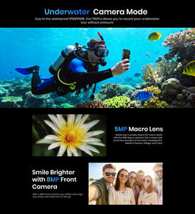 Fossibot F110 Pro 5G <span class=keywords><strong>Meilleur</strong></span> smartphone robuste Antichoc Grosse batterie Camp NFC Extérieur Construction industrielle Téléphones mobiles robustes - Product Image 4