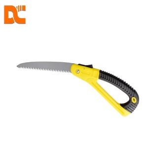 Scie à élaguer pliable portable avec poignée en D, dents triplement affûtées, légère, pour les branches d'arbres et les projets de menuiserie - Product Image 4