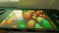 Écran LED HD transparent pour mur rideau, écran LED transparent pour vitrine, écran LED transparent pour fenêtre en verre P6.25, vidéo couleur pleine pour intérieur
