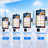 Terminal de point de vente intelligent tout-en-un avec écran tactile Android 14 de 22 pouces, support de bureau, caisse enregistreuse, tablette de vente au détail en libre-service