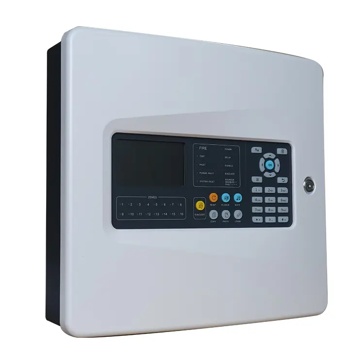 LPCB Approved Factory Price Addressable Fire Alarm Control Panel Easy Installation Good Looking Surface Design