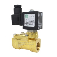 Válvula Solenoide de Latón ODE 21WA4K0V130 con Control Piloto G1/2 AC220V AC110V DC24V AC24V FKM Normalmente Cerrada Roscada para Compresor de Aire