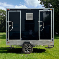 Unité de douche et de toilette en acier portable à camping-car Remorques de toilettes mobiles de conception chinoise à vendre