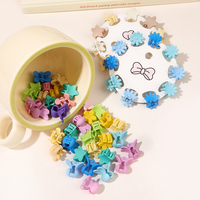 Lot de pinces à cheveux miniatures mignonnes en forme de fleur, d'étoile, de cœur et de couronne, couleur bonbon, pour enfants, accessoires pour cheveux tressés, frange et cheveux rebelles