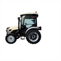 Tracteur agricole 4x4 de haute qualité 50HP 60HP 70HP avec moteur et boîte de vitesses pour semis de maïs, riz et légumes
