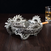 Cenicero de Resina con Forma Irregular, Estilo Americano, Inspirado en el Famoso Serial de TV Glow Rabbit, Decoración Creativa para el Hogar y Restaurantes
