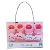 Kaus kaki bayi perempuan katun, set hadiah hewan kartun