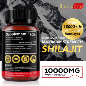 Cápsulas de Shilajit Extra Forte Hatmanlabs Suplemento Energético Atacado <span class=keywords><strong>10</strong></span>:<span class=keywords><strong>1</strong></span> Extrato de Resina de Shilajit Puro do Himalaia - Product Image 4