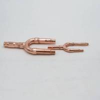 Pièces de rechange de climatiseur Y Branch Joint Copper Pipe avec isolation