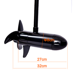 Moteur de bateau de pêche à essence Solar Marine New 40LBS 12V 380W à moteur à balais en acier inoxydable monté sur le transom - Product Image 5