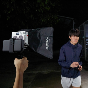 Ml100bi 100w Lumière de diffusion en direct bicolore, lumière vidéo de scène nocturne en extérieur, perle de lumière COB, lumière portable de poche - Product Image 6