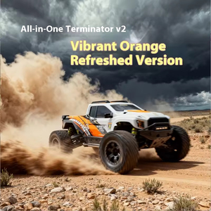 Rlaarlo Omni <span class=keywords><strong>Terminator</strong></span> RZ001 V2 in Fibra di Carbonio <span class=keywords><strong>1</strong></span>:10 4WD RTR Monster Truck Brushless ad Alta Velocità, Veicolo da Corsa Fuoristrada RC Crawler - Product Image 3