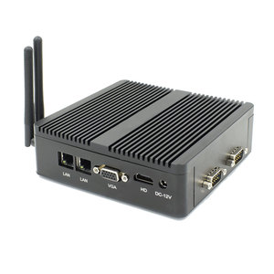 คอมพิวเตอร์อุตสาหกรรมแบบฝังตัว J1900 Quad Core 2 พอร์ต <span class=keywords><strong>LAN</strong></span> แบบไม่มีพัดลม มินิพีซี รองรับ Windows Linux ควบคุมระบบอัตโนมัติ Thin Client - Product Image 1