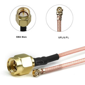 RG178 UFL MHF1 a SMA <span class=keywords><strong>Antena</strong></span> macho <span class=keywords><strong>Cable</strong></span> <span class=keywords><strong>coaxial</strong></span> Baja pérdida SMA macho a U.fl <span class=keywords><strong>Cable</strong></span> de puente de extensión <span class=keywords><strong>para</strong></span> radios Wi-Fi - Product Image 4