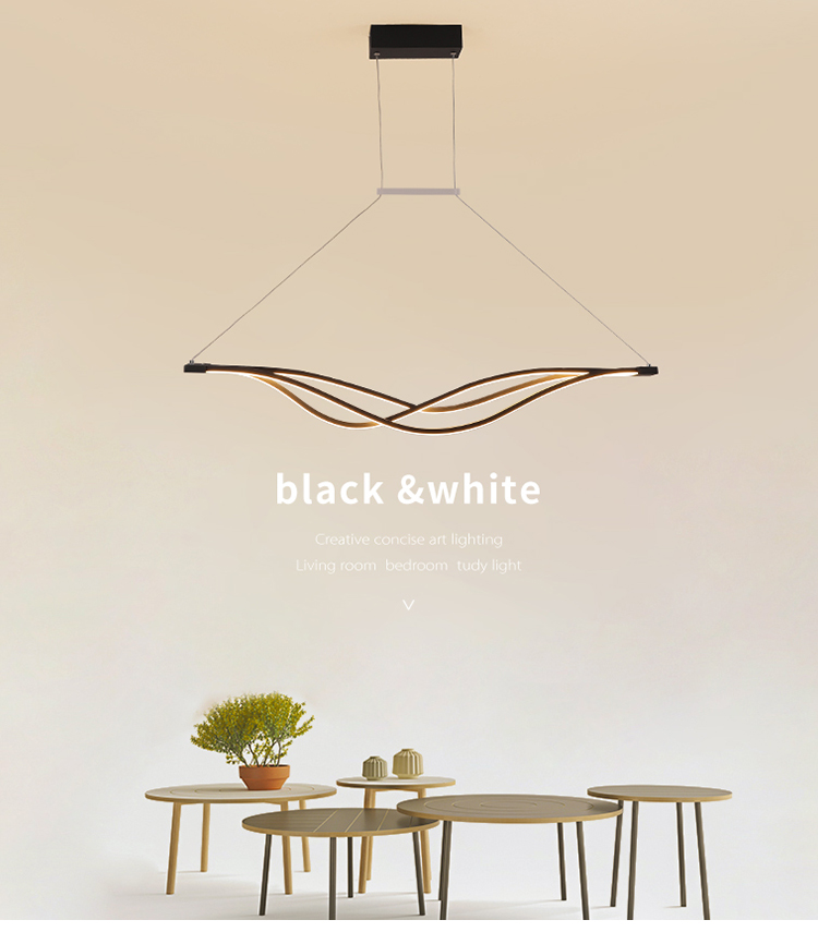Newest Innovation Modern Decorative Room Home Indoor Lighting Aluminum Bedroom Led Chandelier Pendant Light