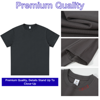 Kaos Pria Kerah Bulat Lengan Pendek 190GSM 100% Katun Stok Tersedia Ukuran Besar Plus Size EU US Multi Warna Dapat Disesuaikan MOQ Rendah