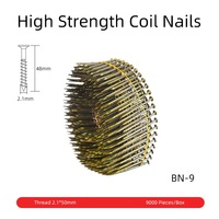 Wholesale Ring Shank Coil Nails Galvanized Wire Collated for Wooden Pallet Framing and Roofing Shingle Fastening Projects