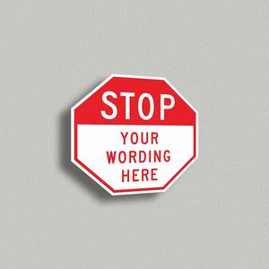Panneau <span class=keywords><strong>Stop</strong></span> Personnalisé en Aluminium 12x12 Pouces - Réutilisable, Résistant aux Intempéries, Panneau de Signalisation Routière Réfléchissant à Vendre, OEM Accepté - Product Image 3