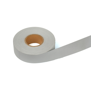 Ruban réfléchissant prismatique argenté Matériau en verre de coton ignifuge Feuille à coudre pour vêtements réfléchissants pour vêtements de <span class=keywords><strong>pompiers</strong></span> - Product Image 4