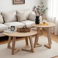 Table basse en bois massif nordique avec pieds en V, multifonctionnelle, créative, luxe léger, pour salon, salle à manger, balcon