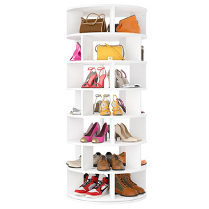 7 Tier Rotating <b>Shoe</b> Rack Round Standing Space Saving <b>Storage</b> Organizer For <b>Shoes</b> And Handbags - Product Image 3