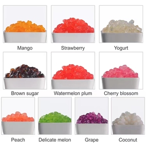 Vente en gros usine : Perles de Konjac blanches rondes, originales, en forme de cristal, pour thé, gelée, boba, sucre, prêtes à consommer - Product Image 2