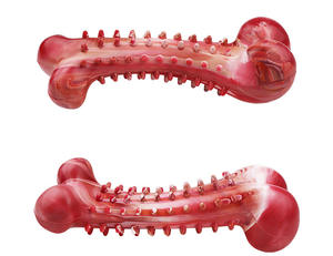 Juguete para masticar de goma Natural con forma de hueso al por mayor, juguete para perros de hueso grande para perros agresivos, juguete indestructible para la dentición de perros - Product Image 5